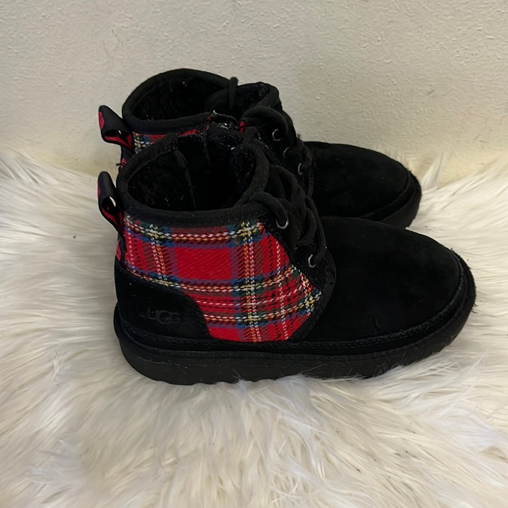 COPY - UGG kids K Neumel II Tartan Plaid Ankle Boots Size 12